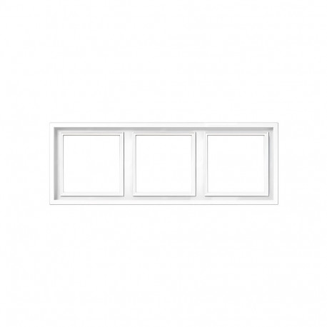 FRAME K14-445-03.M/WM 3PL MODERN WHITE