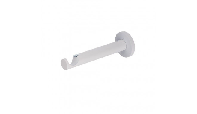 CURTAIN ROD BRACKET SINGLE D19 M.WHITE