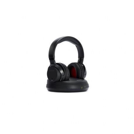 Aiwa WHF-880 headphones/headset Wireless Head-band Music Charging stand Black