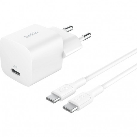 Belkin BOOST Charge 25W USB-C wh Cha.PD/PPS 1m C. WCA012kq1MWH-B6