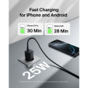 Belkin BOOST Charge 25W USB-C juhtmega laadija PD/PPS 1 m must WCA012kq1MBK-B6