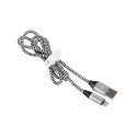Tracer 46268 Lighting USB 2.0 Iphone AM 1m Black Silver