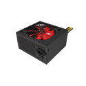 Mars Gaming MPII550 toiteplokk 550 W 20+4 pin ATX ATX must, punane