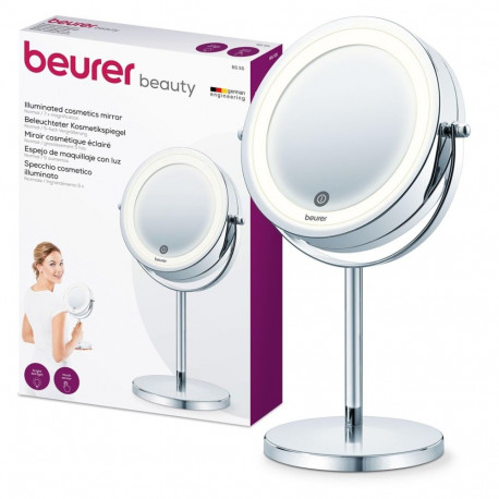 Beurer BS 55 makeup mirror Freestanding Silver
