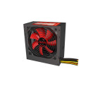 Mars Gaming MPII550 toiteplokk 550 W 20+4 pin ATX ATX must, punane