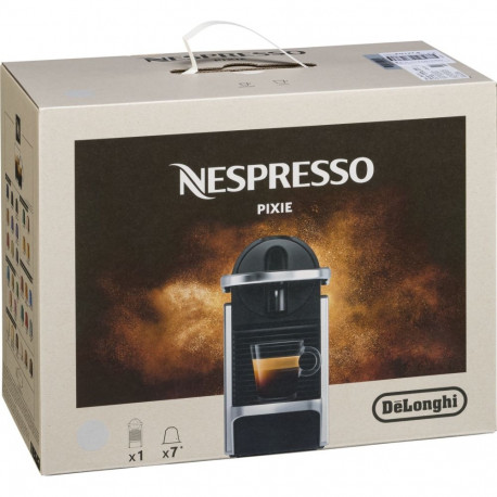 DeLonghi Nespresso Pixie EN127.S, capsule machine (silver/black)