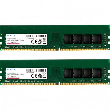 ADATA DDR4 - 16GB - 3200 - CL - 22 (2x 8 GB) dual kit, RAM (green, AD4U32008G22-DTGN, Premier)