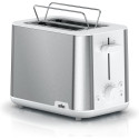Braun Toaster PurShine HT 1510 WH (stainless steel/white, 900 watts, for 2 slices of toast)