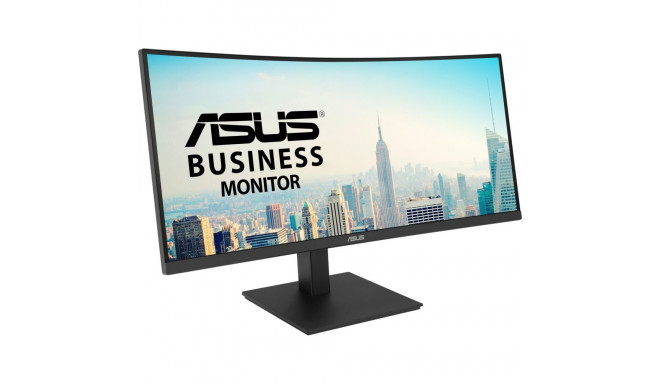 Asus VA34VCPSR - 34 - black, WQHD, VA, curved, USB-C, HDR10, 100Hz panel