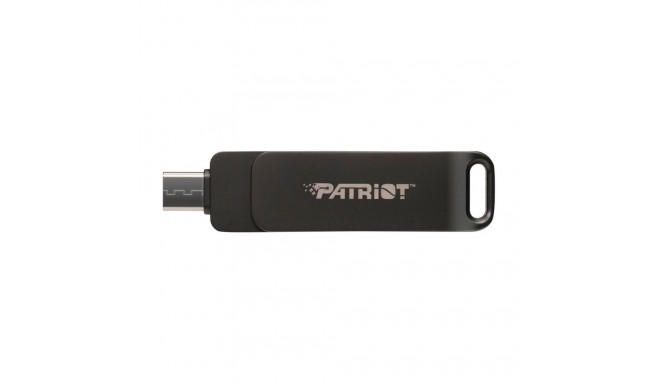 Patriot Rage R550 256GB, USB stick (black, USB-A and USB-C 3.2 Gen 1)