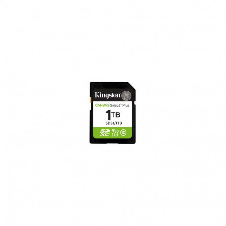 Kingston Technology 1TB SDXC Canvas Select Plus Gen3 150MB/s C10 UHS-I U3 V30