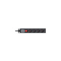 Intellinet 19&quot; 1U Rackmount 8-Way EU 2-pin (CEE 7/3) PDU, 16A, On/Off, Built in 2m EU 2-pin