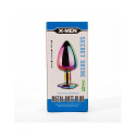 Korek analny Secret Shine Rainbow 7,1cm X-MEN
