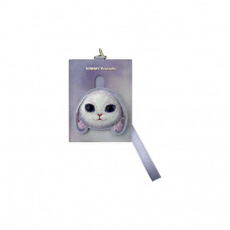Nimmy Big Eyed Pet 2.0 Rabbit Wallet Card Holder - Purple