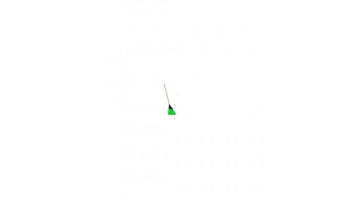 SAUBER Street broom with flat blade, green 24801030