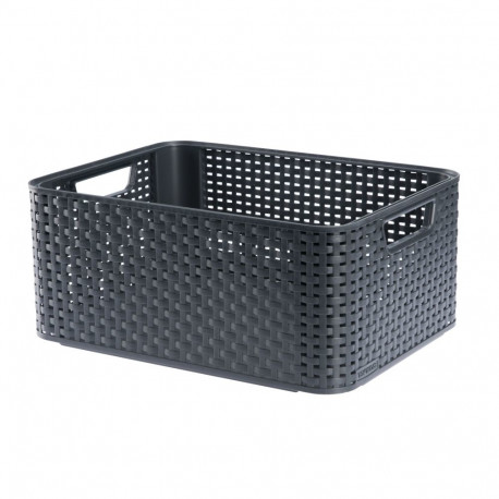 Curver Box Style M 38 6x28 7x17cm dark gray 0803615308