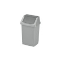 Curver Waste bin Click-it 25L silver 0804044877