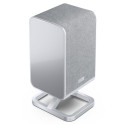Sharp HT-SPR52021(SL) Q Soundbar 2.0.2 Wireless Rear Surround Speakers, Silver |