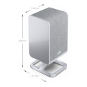 Sharp HT-SPR52021(SL) Q Soundbar 2.0.2 Wireless Rear Surround Speakers, Silver |