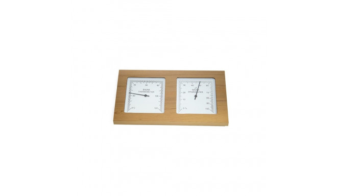 THERMOMETER&HYGROMETER REDCEDAR AP-082BW