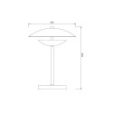 TABLE LIGHT AURAS 2XE14 BLACK