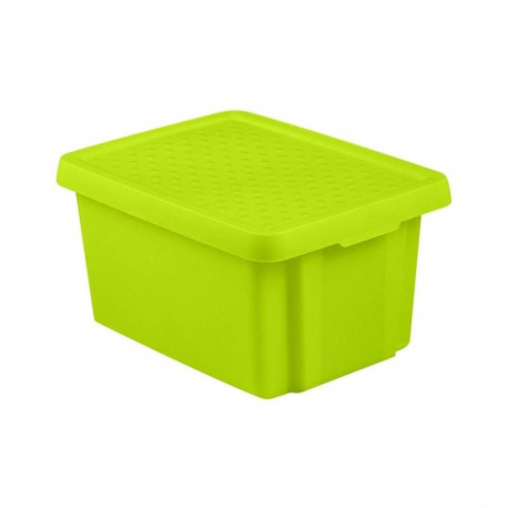 STORAGEBOXCURVER 16L+LID GREEN 598