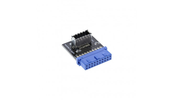 InLine USB 3.0 to USB 3.1 Front Panel Key-A Adapter internal