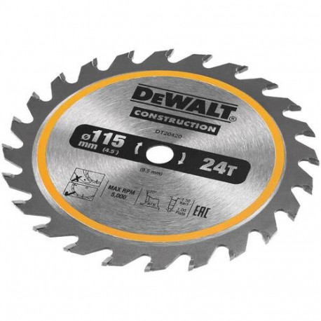 DeWALT DT20420-QZ circular saw blade 11.5 cm 1 pc(s)