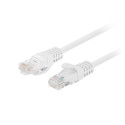 PATCHCORD CAT.5E UTP 2M WHITE FLUKE PASSED LANBERG 10-PACK