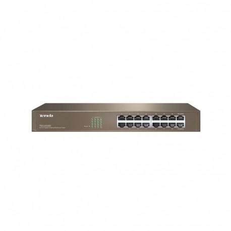 Tenda ethernet-lüliti 16-port gigabit haldamata, sinine