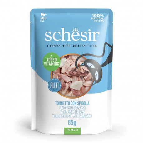 SCHESIR tarretises tuunikala meriahvenaga märg kassitoit 85 g