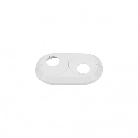 DOUBLE RING FOR PIPES 16MM WHITE