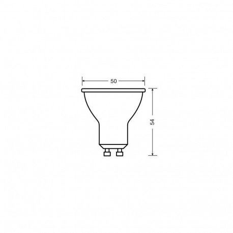 LED LVPAR165060 4.5W/827 230V GU10 FS1