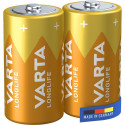 1x2 Varta Longlife Baby C LR 14 patarei