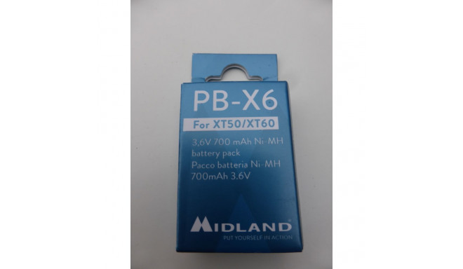 Midland PB-X6 NiMH aku