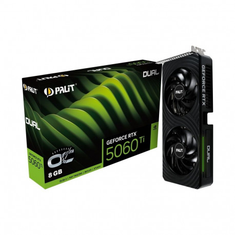 Graphics card GeForce RTX 5060 TI DUAL OC 8GB GDDR7 128bit 3DP/HDMI