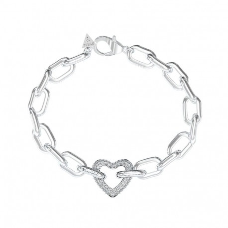 Ladies' Bracelet Guess JUBB05016JWRHS Silver