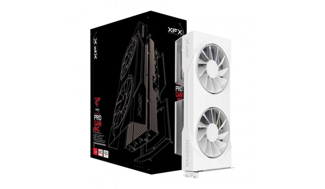 XFX AMD Radeon RX-9060XT OC White Gaming 8GB GDDR6 128bit, 2780MHz / 20 Gbps, 2x DP, 1x HDMI, 2 fan,