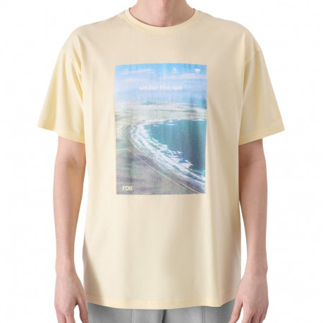 4F meeste t-särk M2132 4FRSS24TTSHM2132 73S 2XL, helekollane