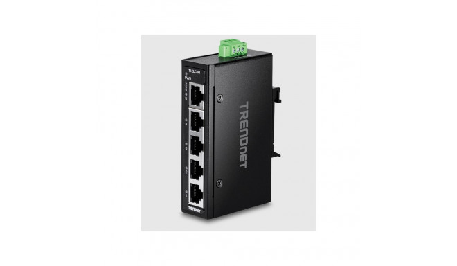 5-Port Industrial Fast Ethernet DIN-Rail Mini Switch