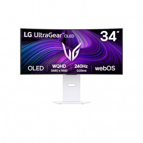 LG 34GX90SA-W computer monitor 86.4 cm (34") 3440 x 1440 pixels Wide Quad HD OLED White