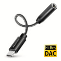 Axagon ADA-HC audio-kaabel 0.1 m 3.5mm USB Type-C must