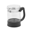 Resto Kitchenware 90512 teekann üksik teekann 950 ml must, läbipaistev