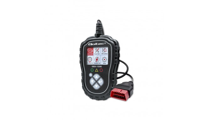 Qoltec ProLine Digital Diagnostic Tester | OBD2 EOBD | Polish MENU | 8V-25V | Dual System
