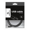Gembird CCP-USB2-AMBM-10 USB-kaabel 3.04 m USB A USB B must