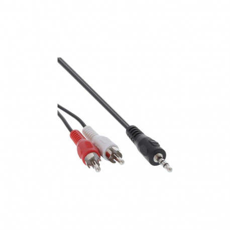 InLine Audio cable 2x RCA male / 3.5mm Stereo male 2m