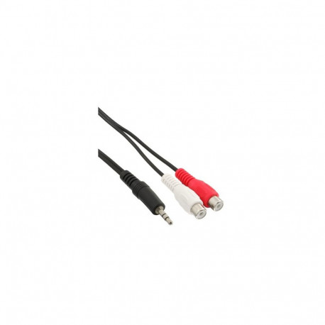 InLine Audio cable 2x RCA female / 3.5mm Stereo male 0.2m