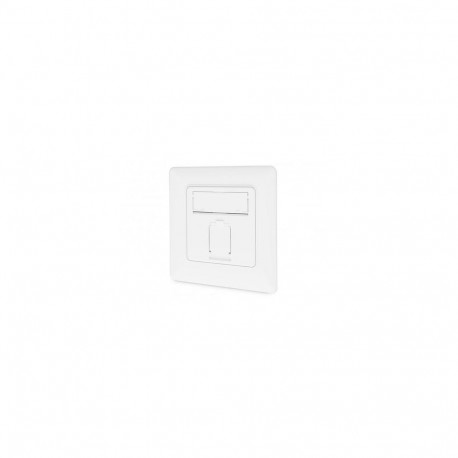 Digitus CAT 6A Class EA Network Outlet, Design-Compatible, Shielded, Flush Mount
