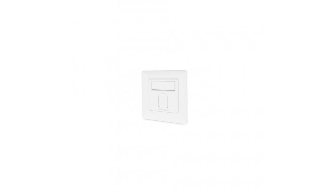 Digitus CAT 6A Class EA Network Outlet, Design-Compatible, Shielded, Flush Mount