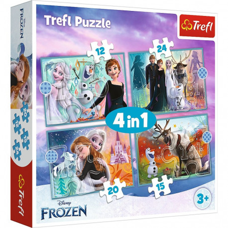 TREFL FROZEN Puzzle 4 in 1 set